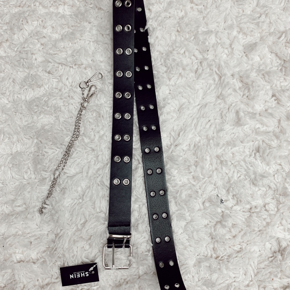 Chain buckle belt